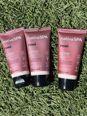✨ Nativa SPA Rosé Replenishing Body Lotion (Bundle of 3)